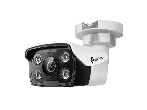 TP-Link VIGI C350, IP-säkerhetskamera, Utomhus, Kabel, 120 dB, Tak, Svart, Vit Svart, Vit