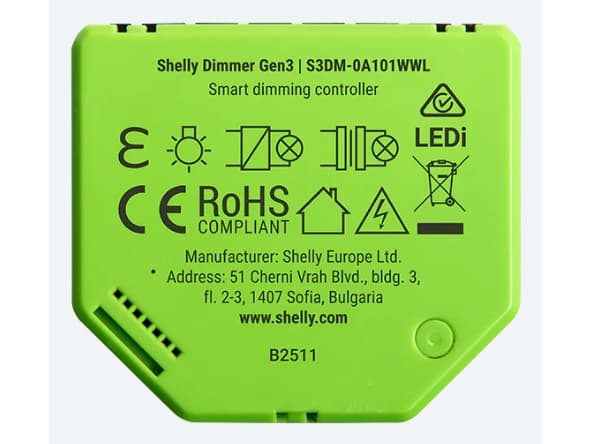 Shelly Dimmer Gen3