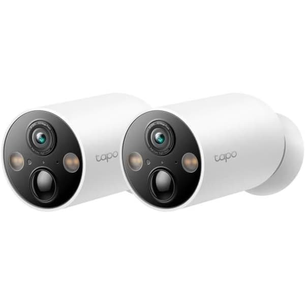 Säkerhetskamera - Tapo - C425 - 2-pack - Färg-nattvision - Upplösning 2.5K - Batteritid 300j