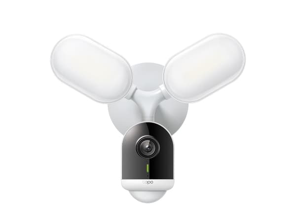 TP-Link Tapo C720, IP-sikkerhetskamera, Utendørs, Koblet med ledninger (ikke trådløs), 2800 lm, 5000 K, Vegg Hvit