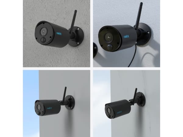 Reolink Argus Series B320-B, IP-säkerhetskamera, Inomhus & utomhus, Trådlös, Google Assistant, Vägg, Svart
