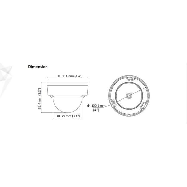 Övervakningskamera HIKVISION DS-2CD1123G0E-I(2,8 mm)(C) N/A N/A 1920 x 1080 pixlar