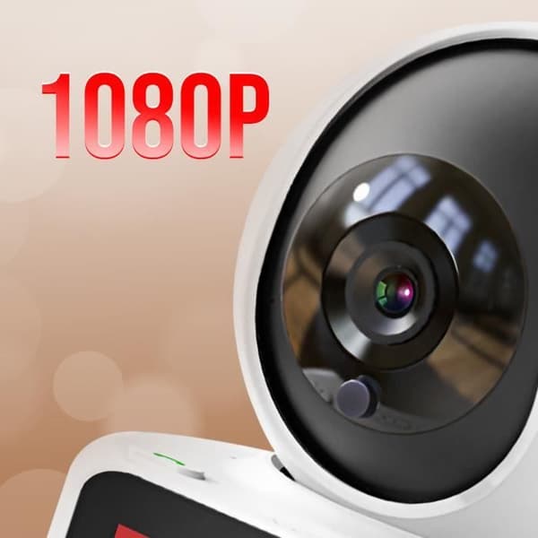 Övervakningskamera - XO - Modell WiFi - Rotation 350° - Nattvision - 2MP Full HD