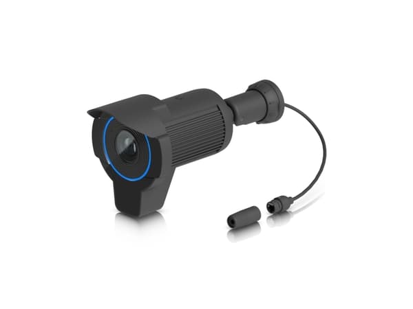 Ubiquiti UniFi AI LPR - Nätverksövervakningskamera - kula - utomhusbruk - väderbeständig - färg (Dag&Natt) - 8 MP - 3840 x 2160 - 4K - fast lins - lj