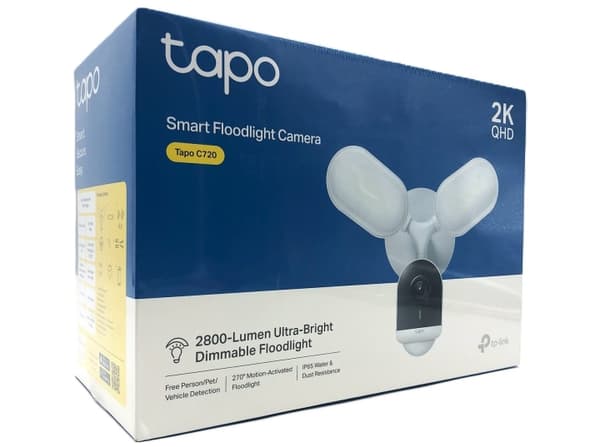 TP-Link Tapo C720 V1.6 Nätverksövervakningskamera 2560 x 1440 Vit