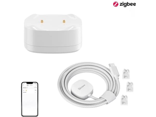 ZigBee-tulva- ja vesivuotoanturisarja SONOFF SNZB-05P + kaapeli WLDC200