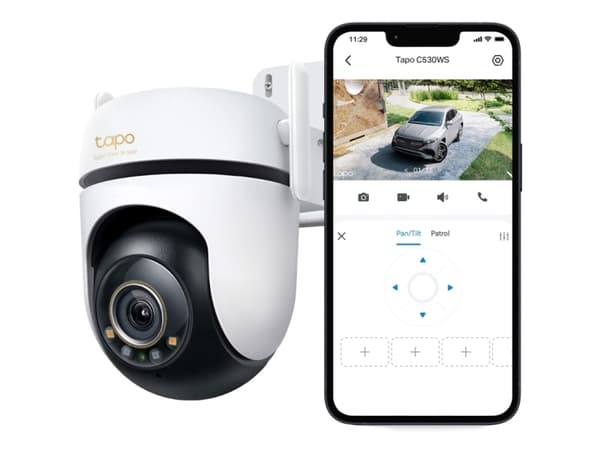 TP-Link TAPO C530WS, IP-säkerhetskamera, Utomhus, Kabel & Trådlös, 29,9 m, Extern, Vägg