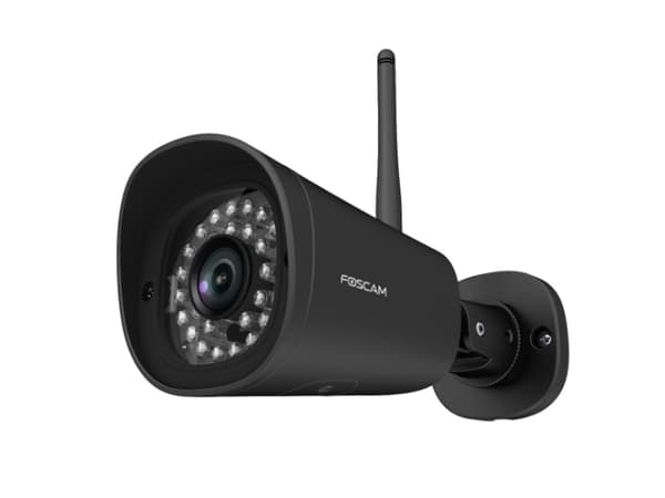 Foscam G4P-B, IP-sikkerhetskamera, Utendørs, Trådløs, FCC, IC, CE, WEEE, Tak/Vegg, Sort