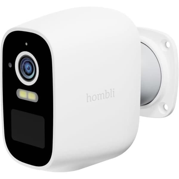 Hombli Batteri Cam 2K Mångsidig Batteridriven Säkerhetskamera med Flexibel Montering, 2K QHD, Tvåvägsljud Snabb Laddning