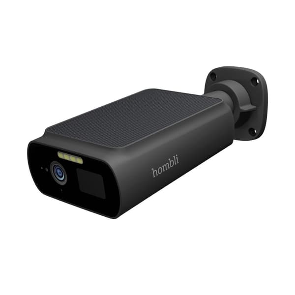 Hombli Smart Solar Cam 2K, musta