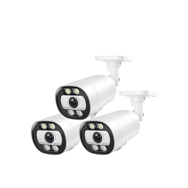 IP-kamera, 5MP tarkkuus, langallinen yhteys,3 kpl 48V POE 5MP kamera