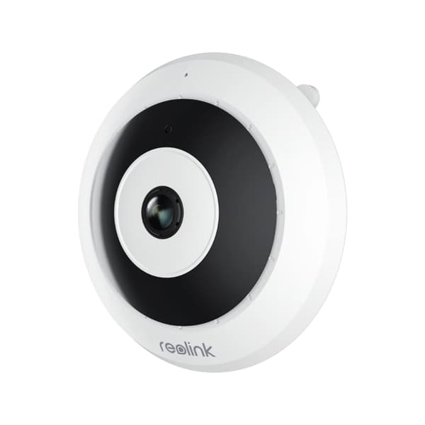 Reolink Fisheye PoE -turvakamera, 6MP resoluutio, kaksisuuntainen ääni,Valkoinen