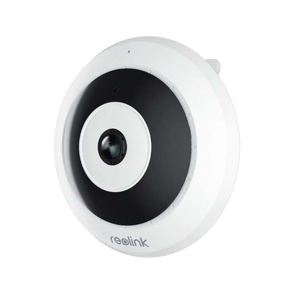 Reolink Fisheye PoE -turvakamera, 6MP resoluutio, kaksisuuntainen ääni,Valkoinen
