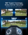 Miniatyrbillede 4 af 5: Reolink Dual-Lens Sikkerhedskamera, 16MP UHD Opløsning, 180° Panorama Udsigt, To-Vejs Lyd
