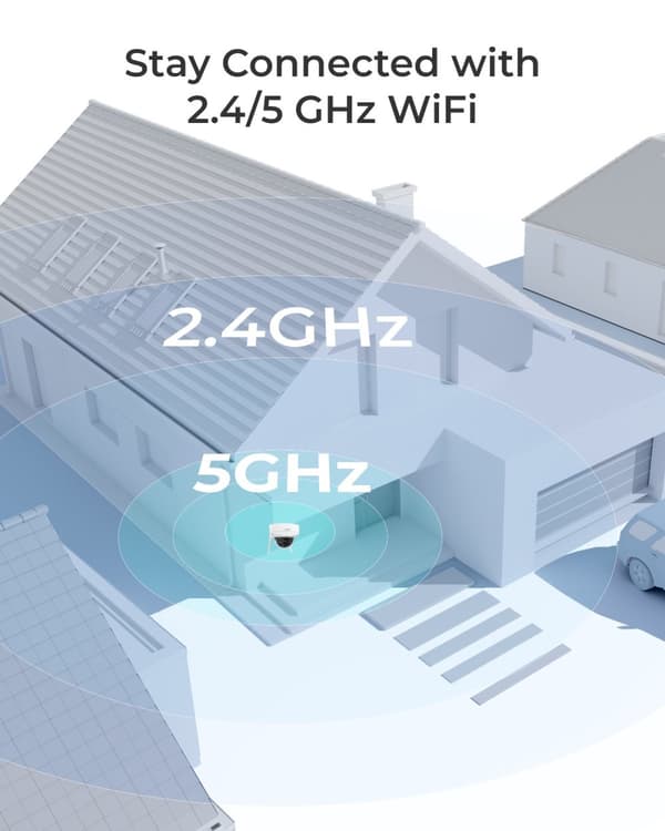 Reolink 4K WiFi -turvakamera, 8MP korkean resoluution, IK10 vandalismikestävä, 5X optinen zoom