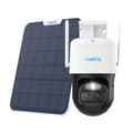 Miniatyrbild 1 av 2: 4G LTE Säkerhetskamera, 8MP Högupplöst, Solenergidriven,Cam Lägg till 6W Solarpanel