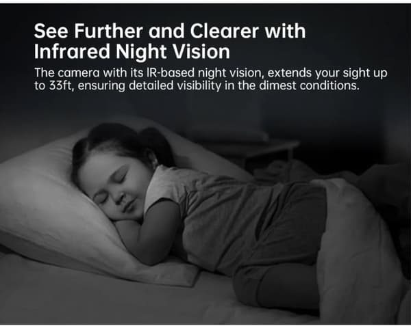 SiGN Vikbar Smart 3MP HD WiFi-kamera inomhus/utomhus