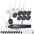 Miniatyrbillede 2 af 2: WiFi Videoovervågningssystem, 3MP Kameraer, 5MP Optagelsesopløsning,8 stk. Kameraer, 1t