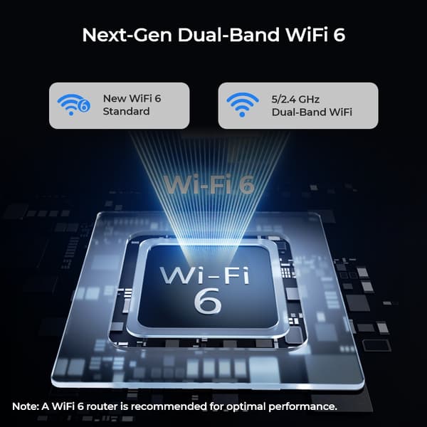 4K WiFi PTZ-turvakamera, ihmisten tunnistus, 3X optinen zoom, yökuvaus