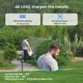 Pikkukuva 4 / 5: 4K WiFi PTZ-turvakamera, ihmisten tunnistus, 3X optinen zoom, yökuvaus