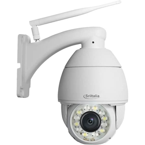 IP-kamera SP trådlös MicroSD - Sricam Italia SP008 IP-kamera SP trådlös MicroSD, PTZ, autofokus, 5X zoom, HD, LED, 50 m, Onvif Vit