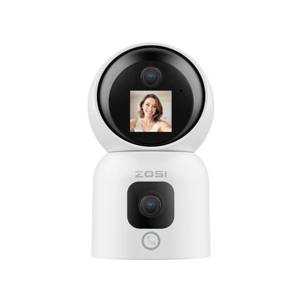 ZOSI Security IP-kamera, HD 1080P -resoluutio, 360° kääntö ja kallistus,C528M6