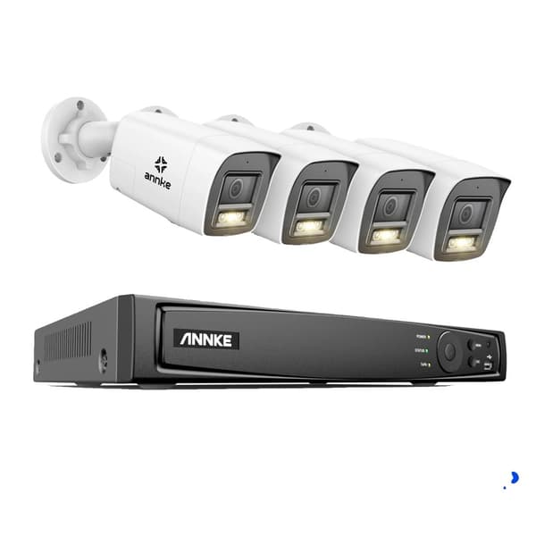 Hjemmeovervågningssystem, 12MP NVR opløsning, Smart Dual-Light teknologi,4 STK 0TB
