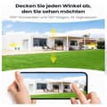 Pikkukuva 5 / 5: WiFi-turvakamera, 2MP korkean resoluution, aurinkokäyttöinen, 360° PTZ