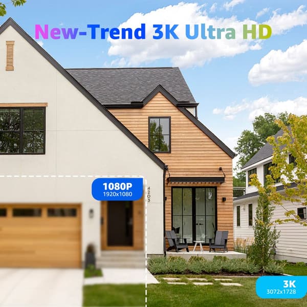 ANNKE 3K Full Color IR Nätverkskamera, 6,0 Megapixlar, Inbyggd Tvåvägsljud, AI Mänsklig Detektion
