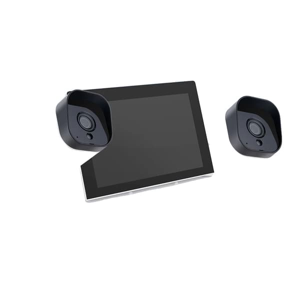 Trådløst NVR Kamera System, 7-Tommers Touchskærm, 3MP HD Opløsning, To-Vejs Lyd