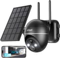 Miniatyrbild 1 av 5: Utomhus trådlös övervakningskamera, 5MP Ultra HD, solenergidriven, 360° synvinkel