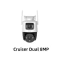 Miniatyrbild 2 av 2: IMOU Cruiser Dual 8MP Säkerhetskamera, AI Mänsklig & Fordonsdetektering, 360° Synvinkel,Cruiser dual 8mp, EU-kontakt
