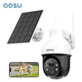 Miniatyrbild 2 av 5: AOSU PTZ Solkamera, 5MP HD-upplösning, 360-graders täckning, tvåvägsljud