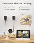 Miniatyrbillede 5 af 5: Trådløst NVR Kamera System, 4 Kanal Visning, 3MP HD Kvalitet, 7-Tommer Touch Skærm