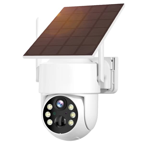 Trådlös solarsäkerhetskamera, 4MP upplösning, färg-nattseende,Hiseeu TD714E
