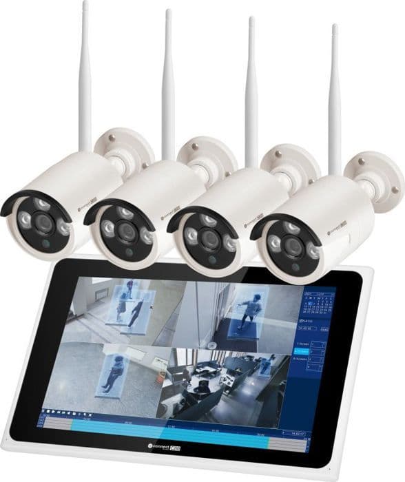 Kit övervakningskamera - videosövervakningspaket Kruger-matz - KM2241 - WiFi-övervakningskit Connect C210 Tuya