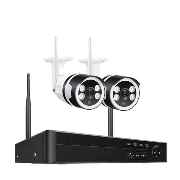 WiFi IP-kamerajärjestelmä, 8CH NVR, 5MP resoluutio, kaksisuuntainen ääni,8CH ja 2 kpl 5MP kameraa, 3T (ulkourheilu)