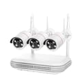 Miniatyrbillede 1 af 2: Trådløst sikkerhedskamerasystem, 5MP opløsning, tovejskommunikation,4CH 3stk Kamera 5MP