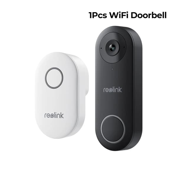 WiFi-ovikello, 2K+ resoluutio, 180° laaja näkökenttä,WiFi-ovikello