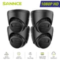 Pikkukuva 2 / 2: SANNCE CCTV-kamerat, 1080P HD -resoluutio, 20 metriä yönäköä,4KPL-a
