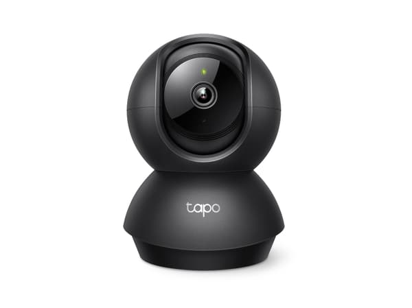 TP-Link TAPO C201, IP-turvakamera, sisäkäyttöön, langallinen ja langaton, pöytä/seinä, musta, 75.2° musta