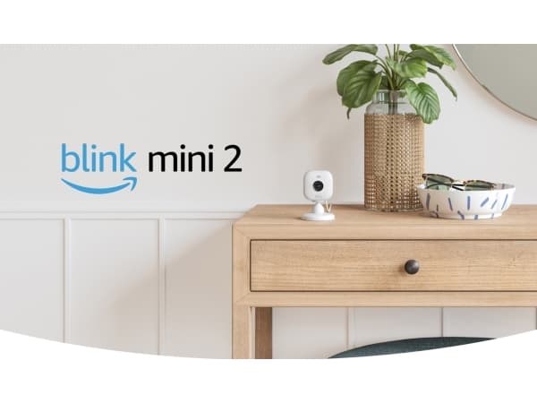 Blink Mini 2 - Nettverksovervåkingskamera - utendørs - værbestandig - farge (Dag og natt) - 1920 x 1080 - 1080p - lyd (en pakke 2)