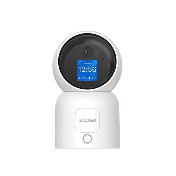 ZOSI Sisätilojen turvakamera, 8MP Korkea tarkkuus, 360° Kääntö ja kallistus,8MP