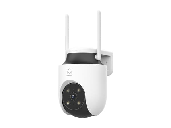 DELTACO SMART HOME SH-IPC18 - Nettverksovervåkingskamera - panorering / tipping - lite tårn - innendørs, utendørs - farge (Dag og natt) - 3 MP - 2304