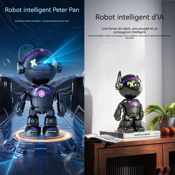 INN Trådlös övervakningskamera robot 5g wifi 4k 360 grader tvåvägsljud nattseende övervakningsrobot monitor