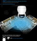 Miniatyrbild 3 av 4: INN Little Snowman 3D Navigationshuvud Sväng Vit 1080P HD WiFi-kamera 360° Panoramisk Säkerhetsövervakningskamera