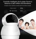 Miniatyrbild 2 av 4: INN Little Snowman 3D Navigationshuvud Sväng Vit 1080P HD WiFi-kamera 360° Panoramisk Säkerhetsövervakningskamera