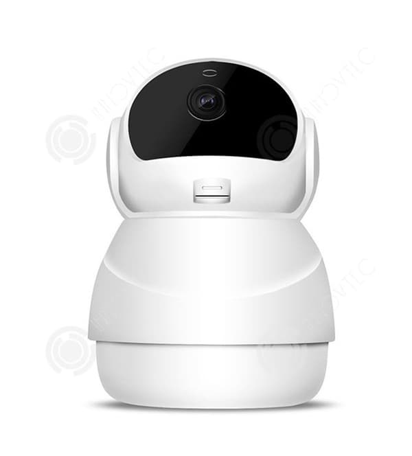 INN Little Snowman 3D Navigationshuvud Sväng Vit 1080P HD WiFi-kamera 360° Panoramisk Säkerhetsövervakningskamera