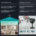 Miniatyrbild 2 av 4: INN Kameraövervakning WiFi 300mAh HD övervakningskamera smart WIFI bluetooth nattsynskamera för hemmet