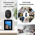 Miniatyrbild 4 av 4: INN Övervakningskamera 1080P upplösning 2 miljoner pixlar dubbelljusövervakningskamera fullfärg högupplöst vit skärm